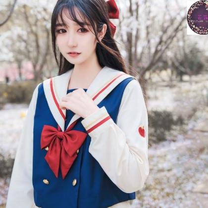 Japanese Orthodox Uniform Skirt Soft Girl..