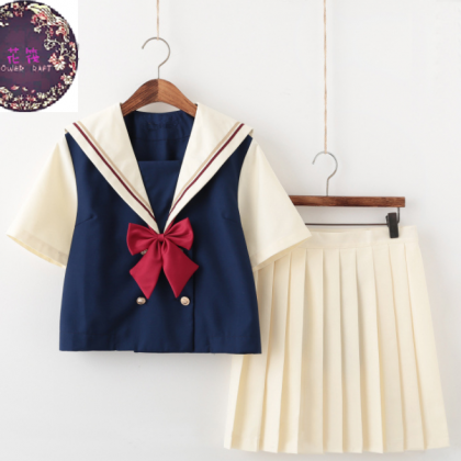 Japanese Orthodox Uniform Skirt Soft Girl..