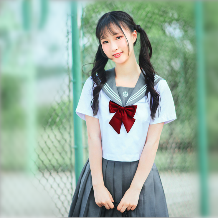Sailor Suit College Uniform Summer Class Dress Short Sleeve Female Cos Japanese Jk Uniform
